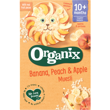 Organix Organic Banana Peach & Apple Muesli