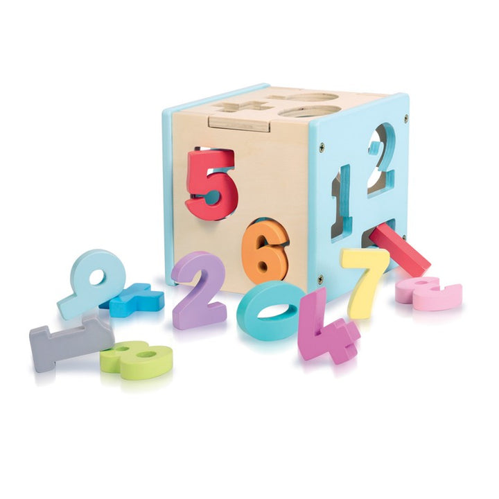 Sassi Junior Numbers Wooden Toys + Book