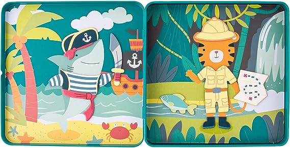 Stephen Joseph Travel Tin Magnetic Dress up Doll