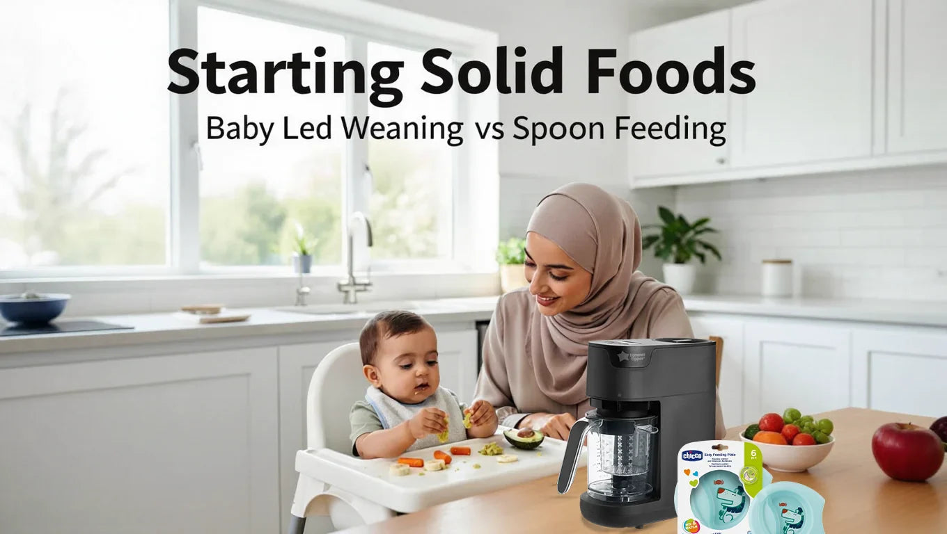 Baby Led Weaning vs Traditional Spoon Feeding