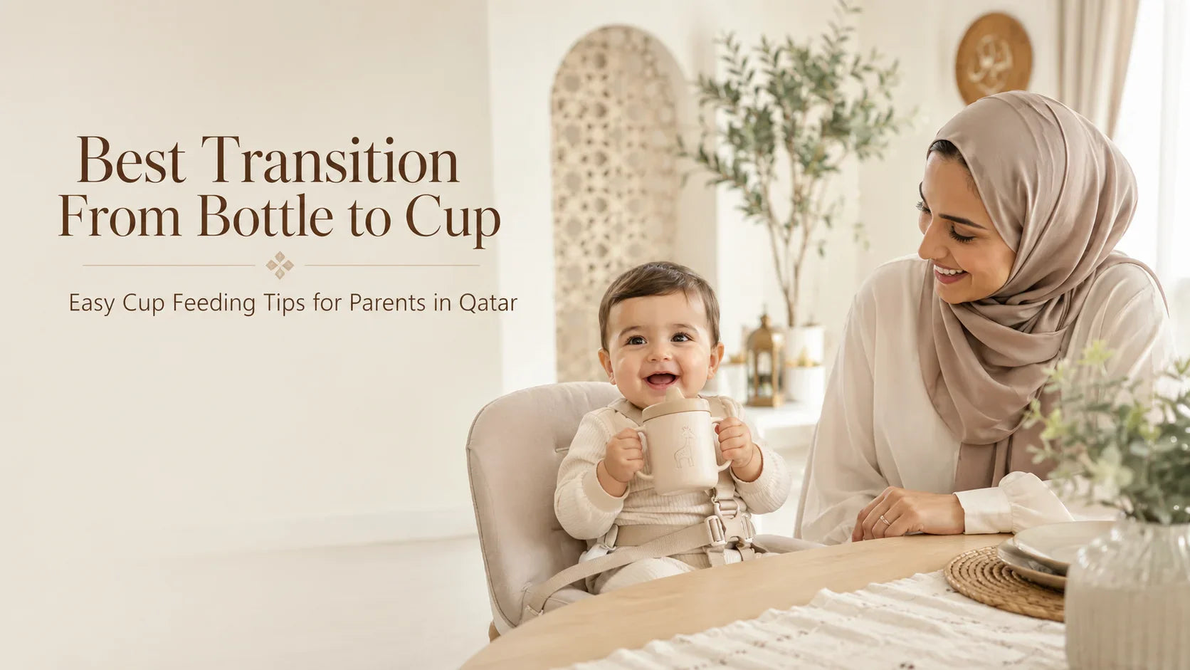 Best Transition From Bottle to Cup for Babies in Qatar