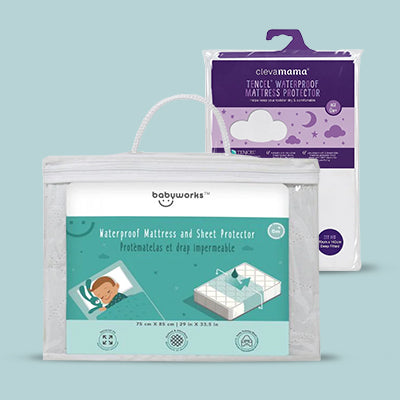 تسوقي واقيات مراتب وأغطية ضد البلل لحماية سرير طفلك من البلل والحوادث. منتجات فاخرة تحافظ على النظافة والجفاف. تسوقي الآن من MamaApp.co في قطر مع توصيل سريع وأسعار رائعة.