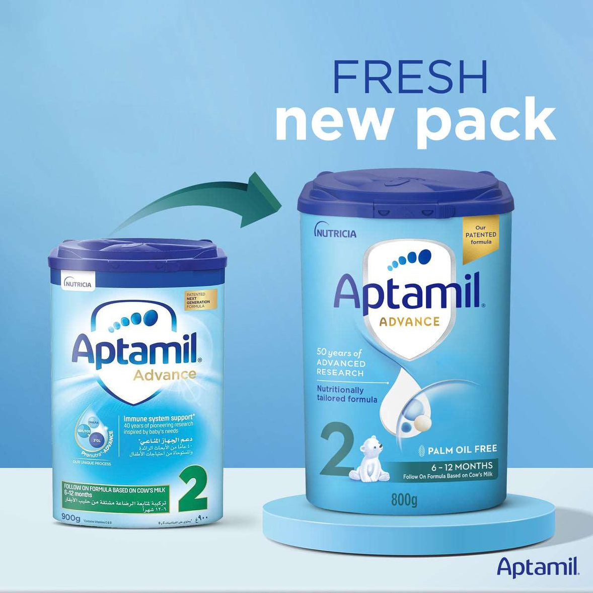 Aptamil Advance Baby Milk 2 - 800g