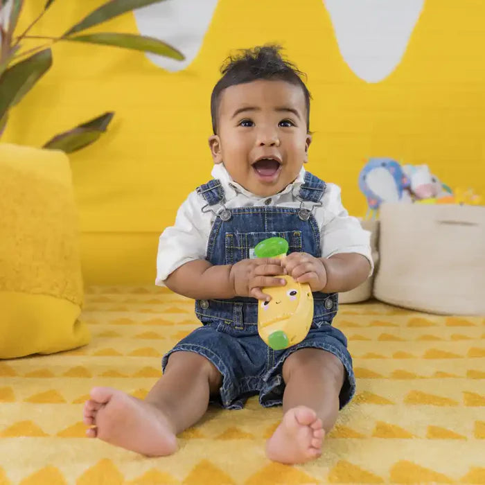 Bright Starts Babblin’ Banana Ring & Sing Activity Toy