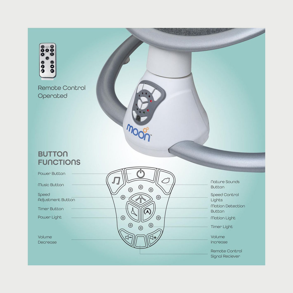 MOON Musical Baby Swing – Comfort Meets Calm