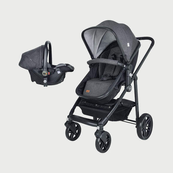 MOON Tres 3 in 1 Travel System -Black