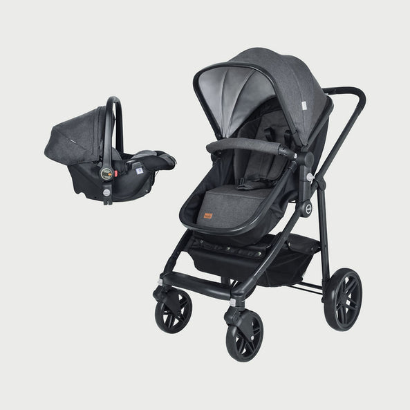 MOON Tres 3 in 1 Travel System -Black