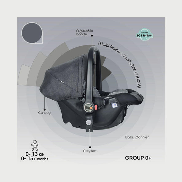 MOON Tres 3 in 1 Travel System -Black