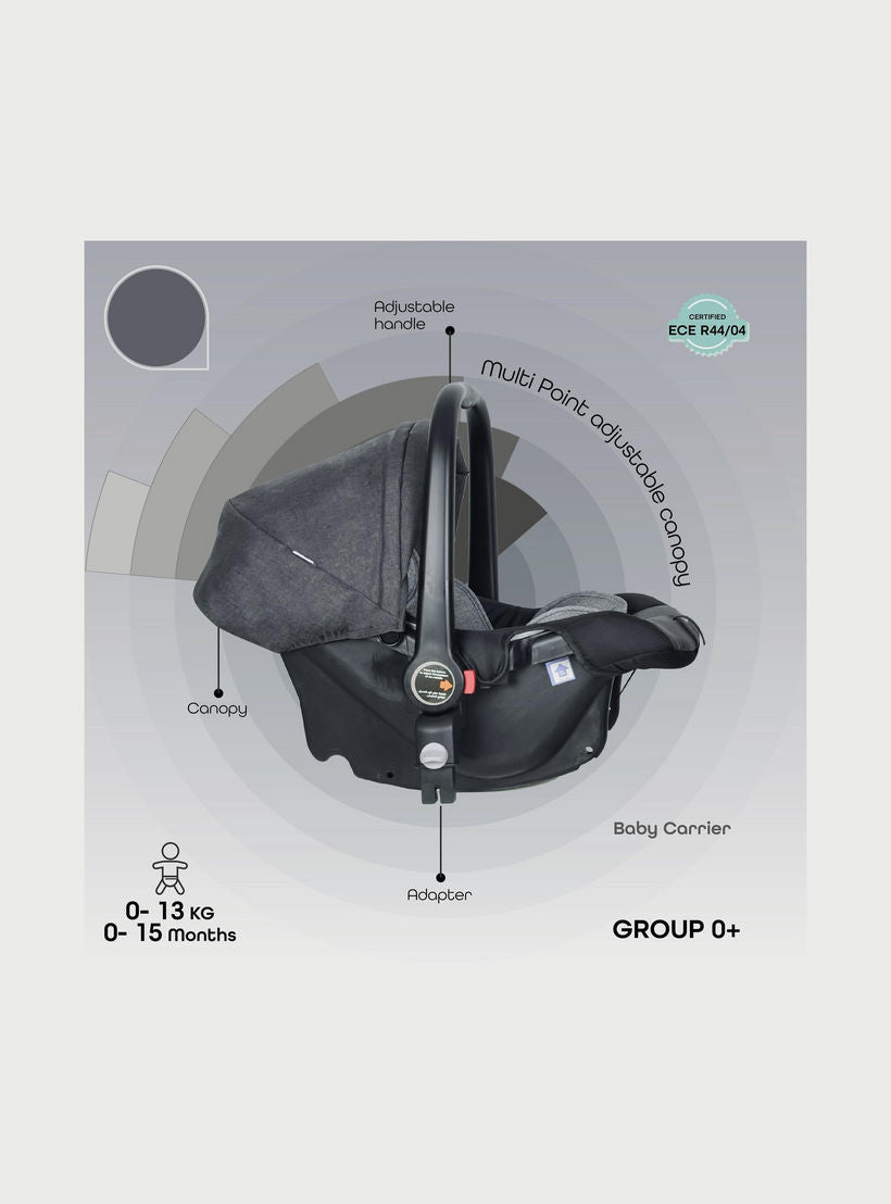 MOON Tres 3 in 1 Travel System -Black