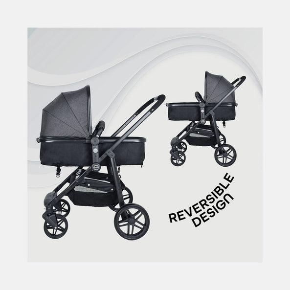 MOON Tres 3 in 1 Travel System -Black