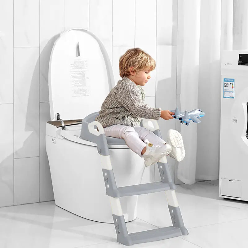 Folding Potty Trainer Seat- Grey