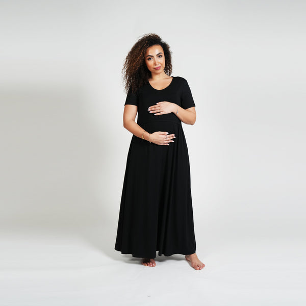 Everyday Nursing Dress - Black