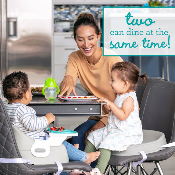 Infantino Grow-With-Me 4-in-1 Two-Can-Dine Deluxe Feeding Booster