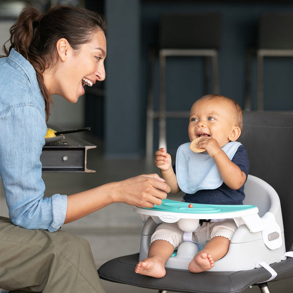 Infantino Grow-With-Me 4-in-1 Two-Can-Dine Deluxe Feeding Booster