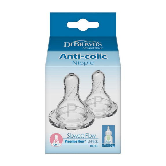 Dr. Brown's Natural Flow Preemie Narrow Nipple - MamaApp