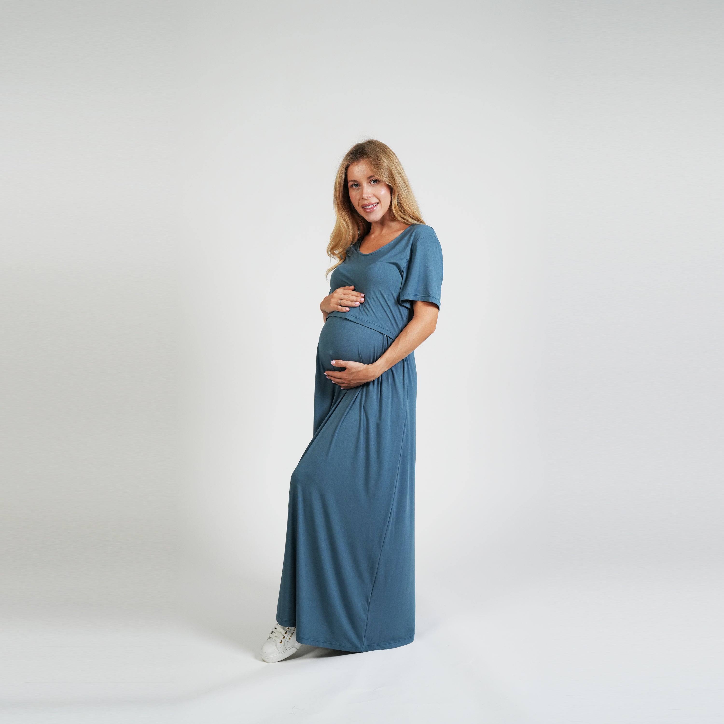 Everyday Nursing Dress - Navy