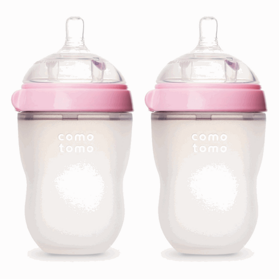 Comotomo Soft Hygienic Silicone Baby Bottle(Double Pack) 250ml - MamaApp