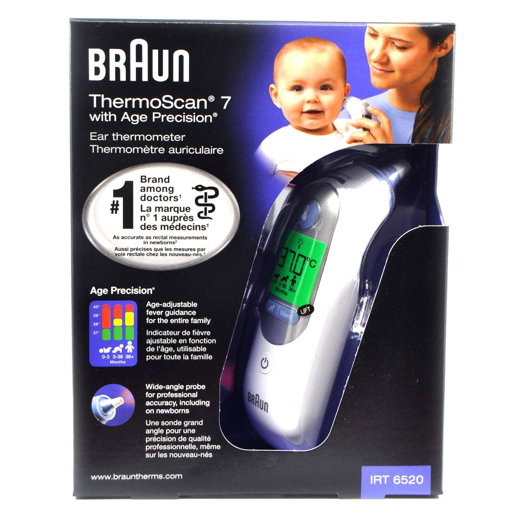 Braun Thermo Scan with Age Precision - MamaApp
