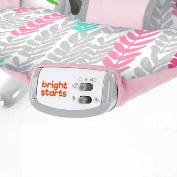 Bright Starts Cradling Bouncer Rosy Vines
