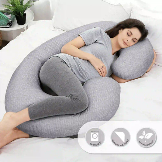 Moon Ultimate Comfort 4-in-1 Maternity Pillow – Grey