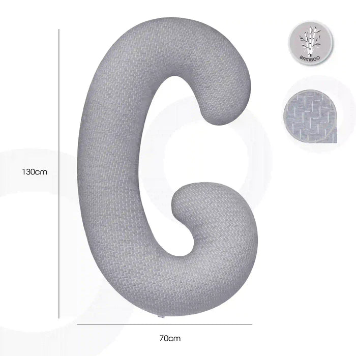 Moon Ultimate Comfort 4-in-1 Maternity Pillow – Grey