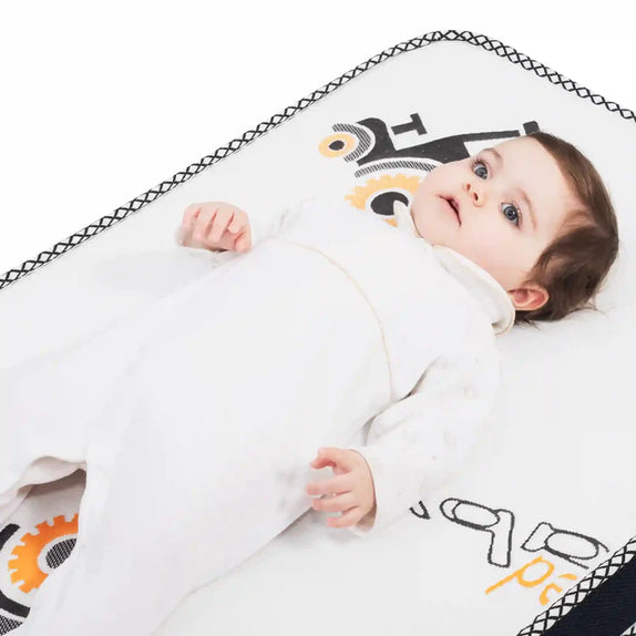 Moon kids cozy mattresses printed 60 x 120 x 10 cm