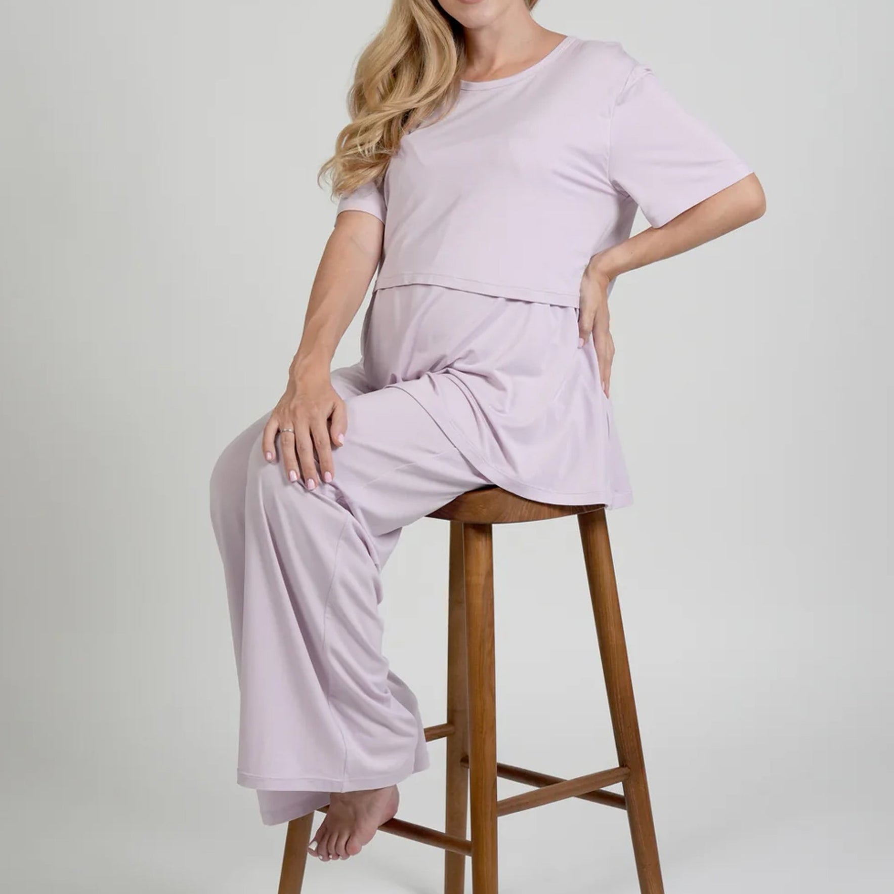 The Everyday Maternity Pants - Lavender
