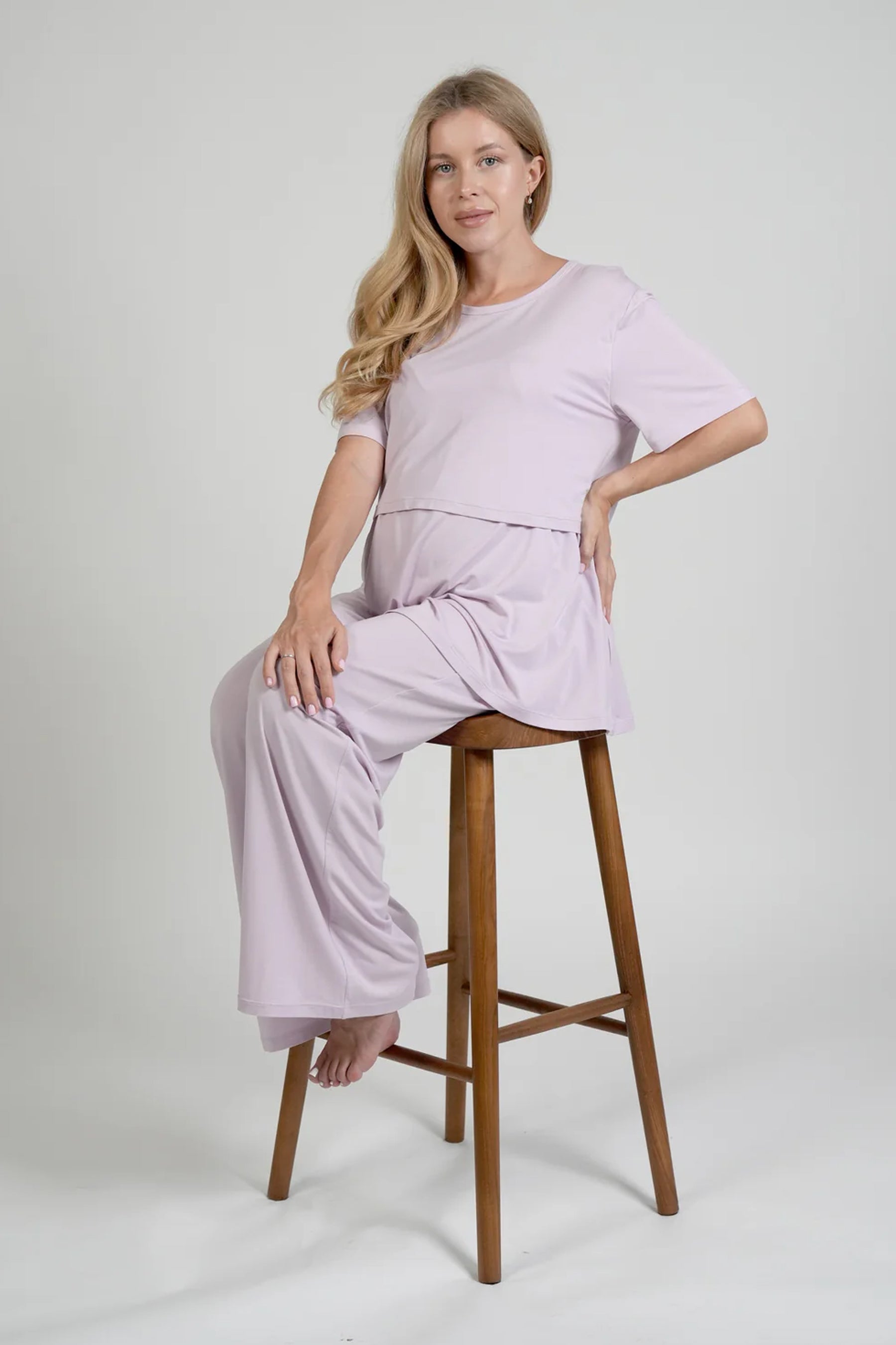 The Everyday Maternity Pants - Lavender