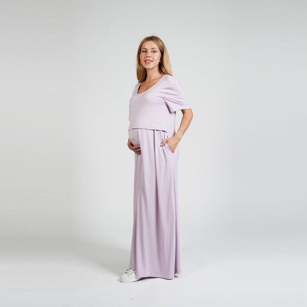 Everyday Nursing Dress - Lavender