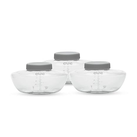 Elvie Pump Bottles (3-Pack) – BPA-Free, Freezer Safe & Durable