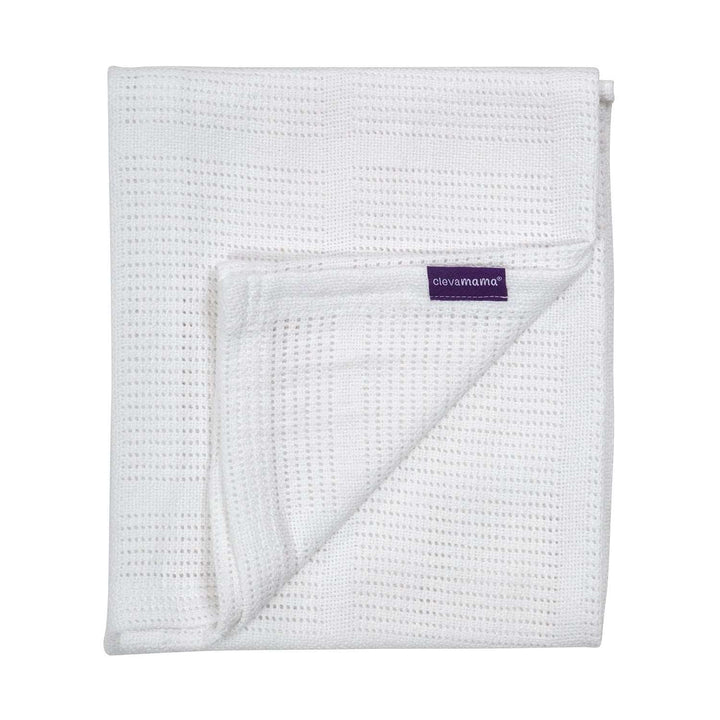 ClevaMama Cellular Blanket - White