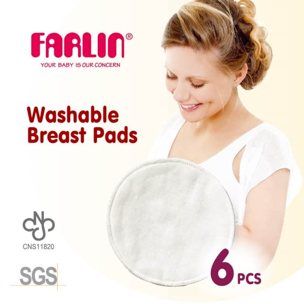 Farlin Washable Breast Pads (Pack of 6)