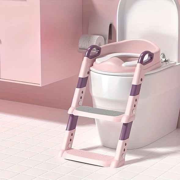 Folding Potty Trainer Seat- Pink