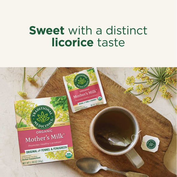 Organic Mother’s Milk® Lactation Tea – 32 Wrapped Tea Bags (56g)