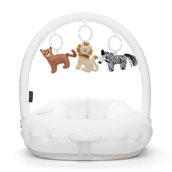 Dockatot Toy Bundle-White Arch /DAY AT THE ZOO - MamaApp