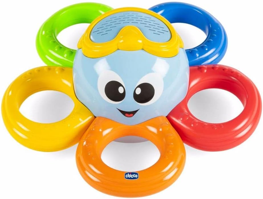 Chicco Gioco Bagno Billy il Polpo Bath Toy, Multi-Coloured