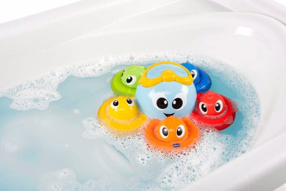 Chicco Gioco Bagno Billy il Polpo Bath Toy, Multi-Coloured