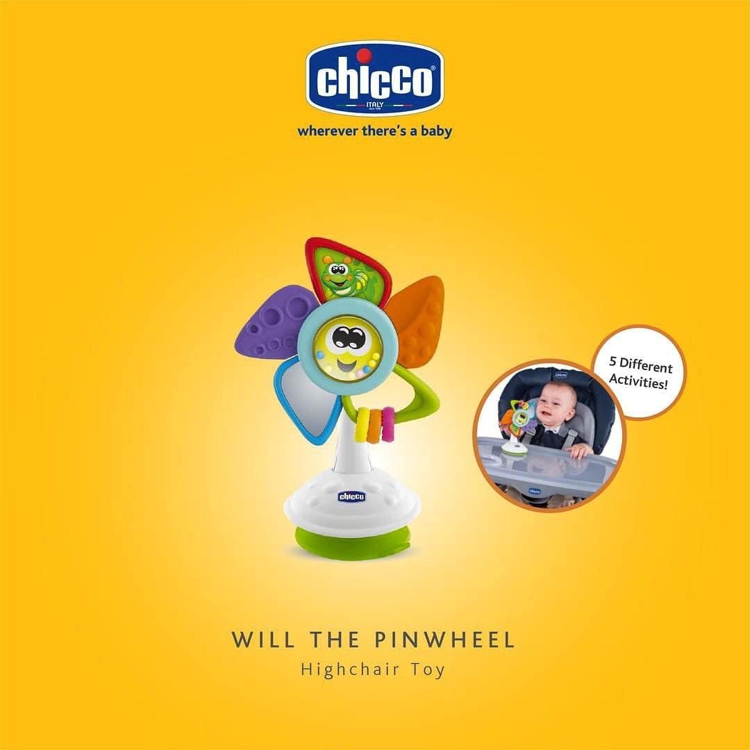 Chicco Tino Manual Highchair Toy Willy The Windmill Multi-Coloured