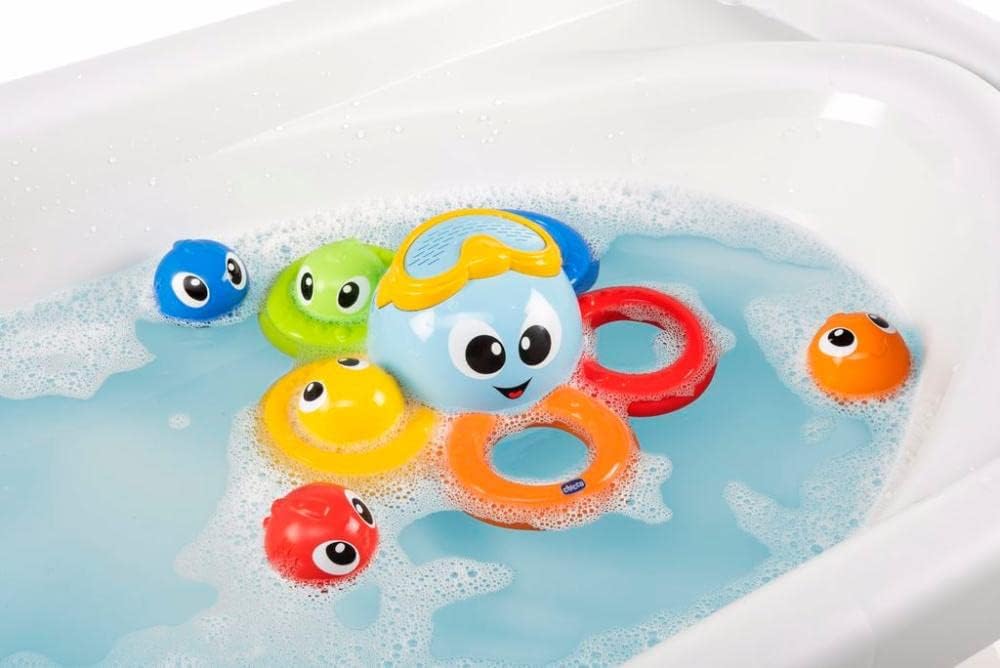 Chicco Gioco Bagno Billy il Polpo Bath Toy, Multi-Coloured