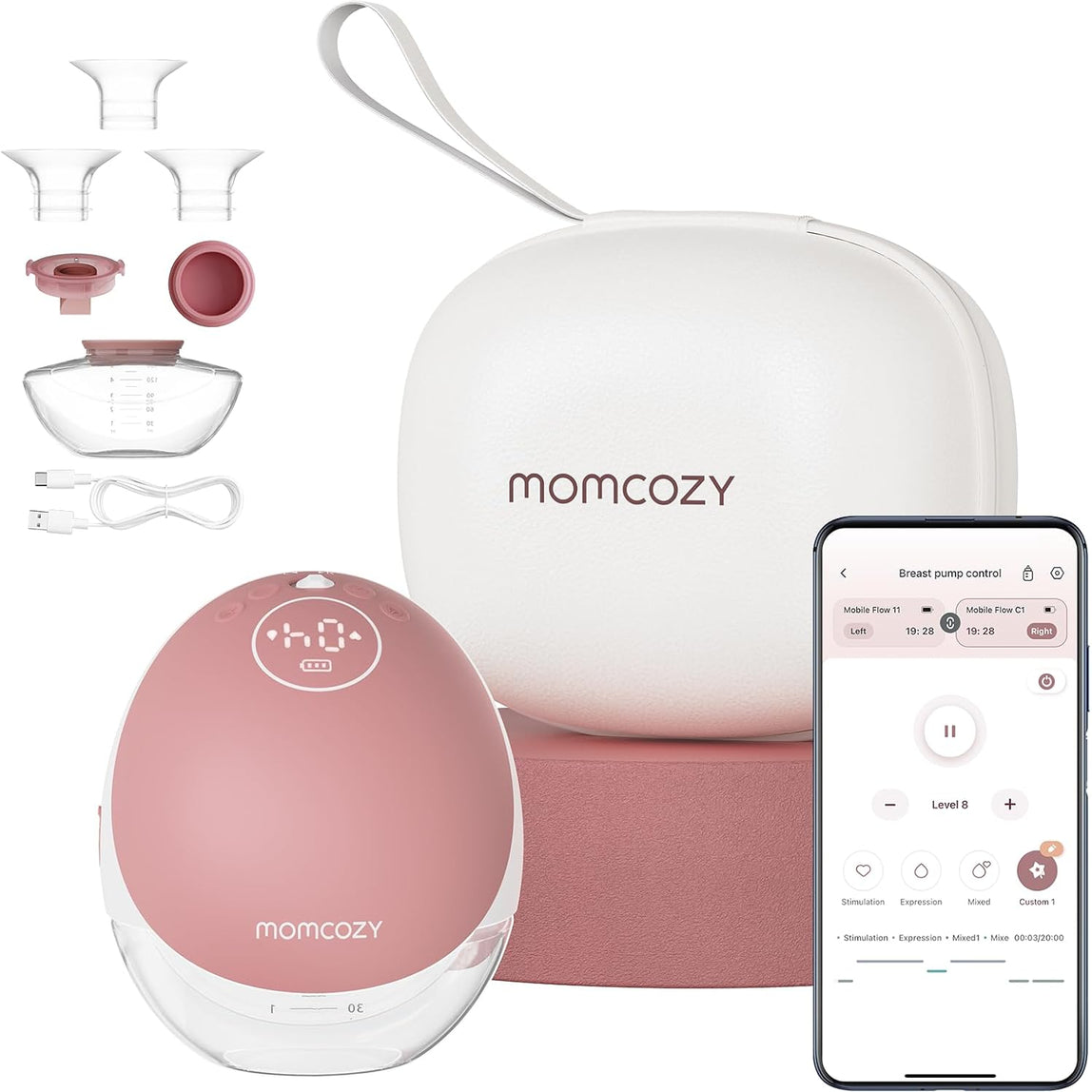 Momcozy mobile flow m9 breast pump single