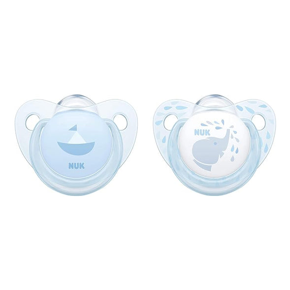NUK Pacifier Silicone Size 1 Baby Blue (1 Pc)
