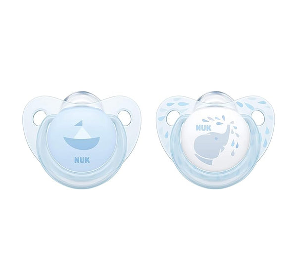 NUK Pacifier Silicone Size 1 Baby Blue (1 Pc)