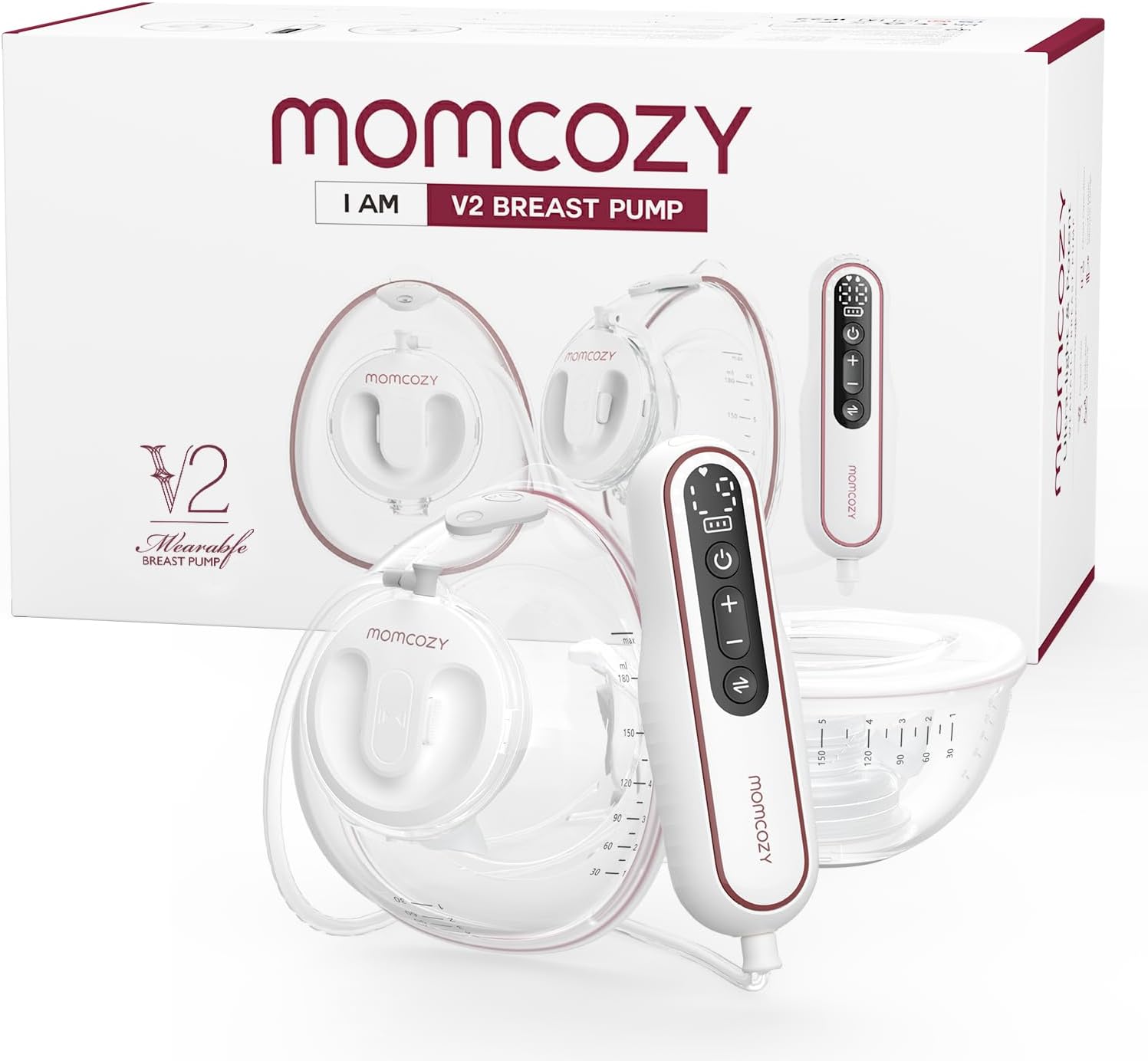 Momcozy V2 Pro Ultra Light Wearable Breast Pump in Qatar