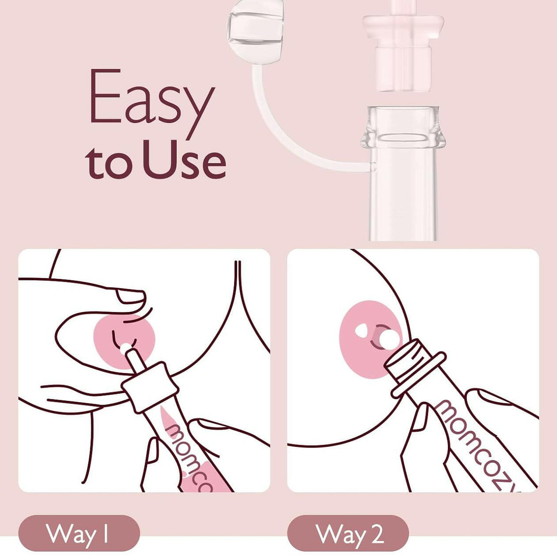 Momcozy Colostrum Reusable Breast Milk Collector- 2 Pcs