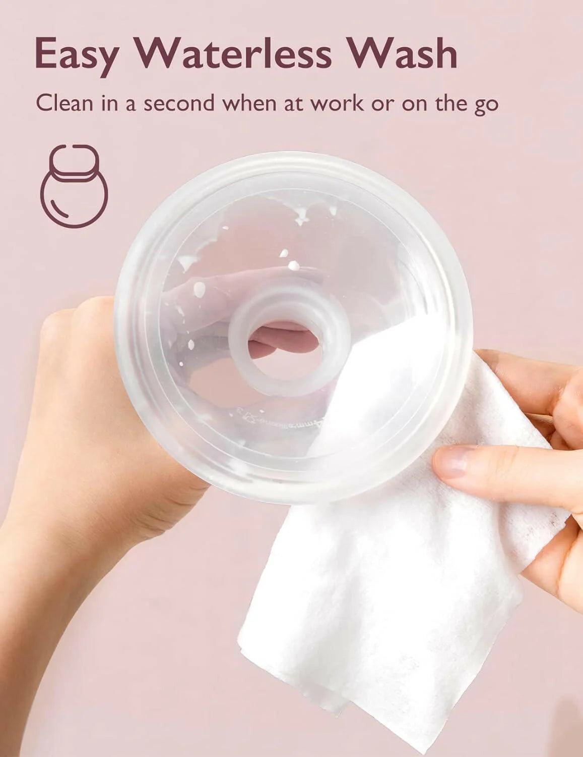 Momcozy Natural Breast Pump Cleaning Wipes - 30 Count