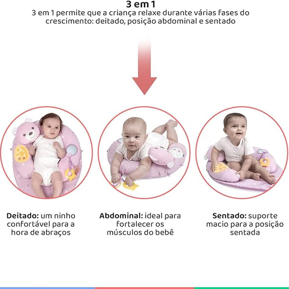 Chicco First Dreams My First Baby Nest With Music and Light - Pink