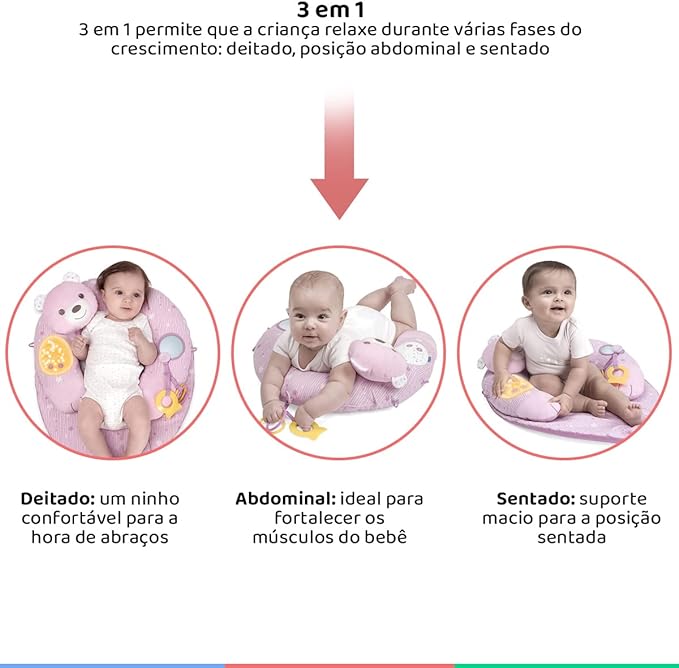 Chicco First Dreams My First Baby Nest With Music and Light - Pink