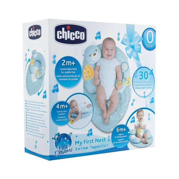 Chicco First Dreams My First Baby Nest With Music and Light - Blue