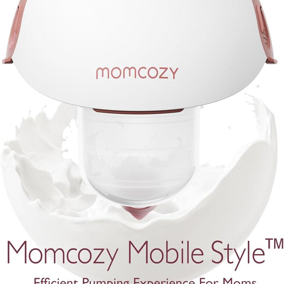 Momcozy mobile style m6 breast pump single maroon