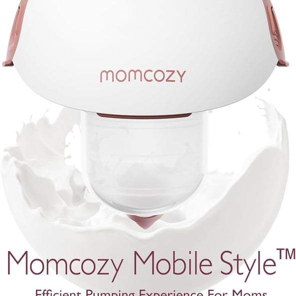 Momcozy mobile style m6 breast pump single maroon